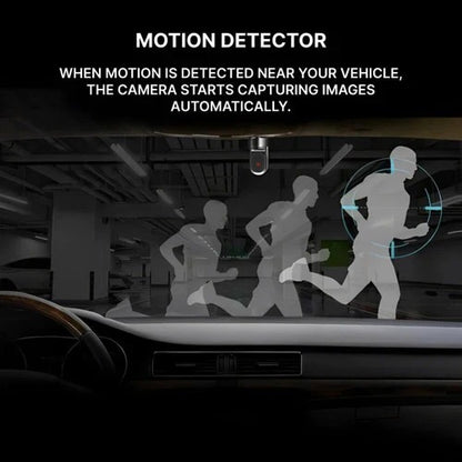 Car Dashcam with Wide Angle Lens and Built In Battery