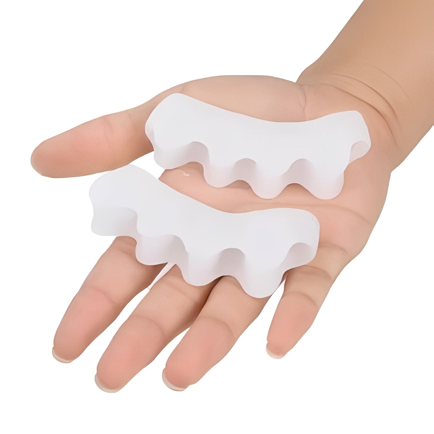 Toe Spacer and Support Sleeve for Shoes and Walking