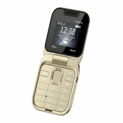 Portable Foldable Phone with Dual SIM and Bluetooth