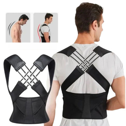 Adjustable Upper Back Posture Support, Alignment Trainer Strap