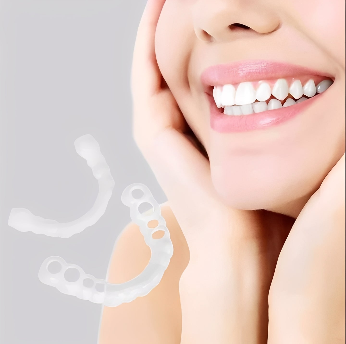 Removable Snap On Smile Cover with Adjustable Fit
