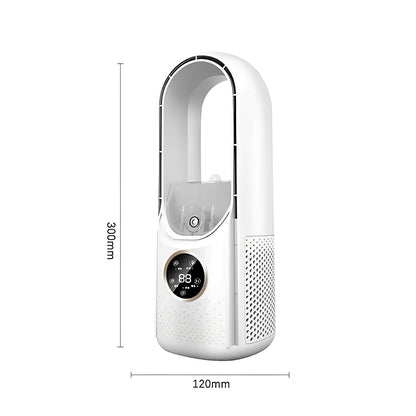 Portable Evaporative Air Cooler with Blade Free Design