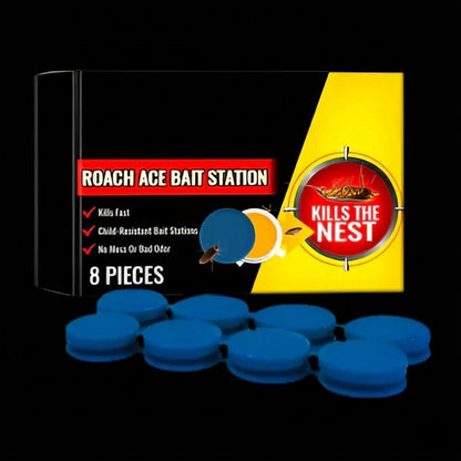 Indoor Cockroach Trap Station with Enclosed Gel Bait