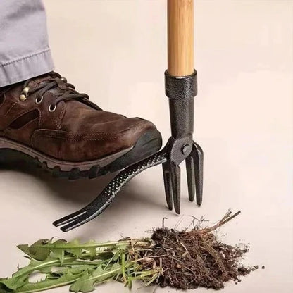 Stand Up Weeder with Four Claw Grasping Head