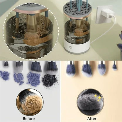 Electric Makeup Brush Cleaning Machine with Deep Clean Technology