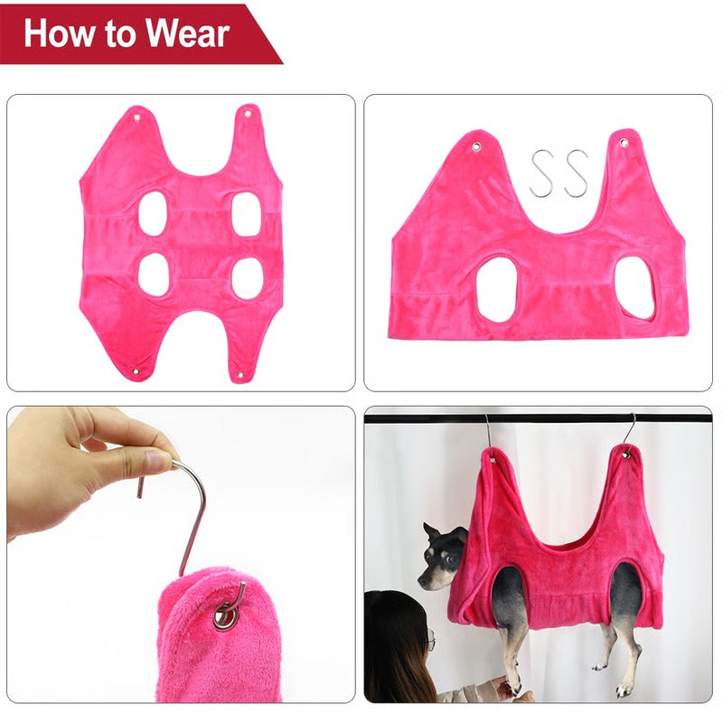 Pet Grooming Hammock Comfortable Dog Hammock for Nail Trimming