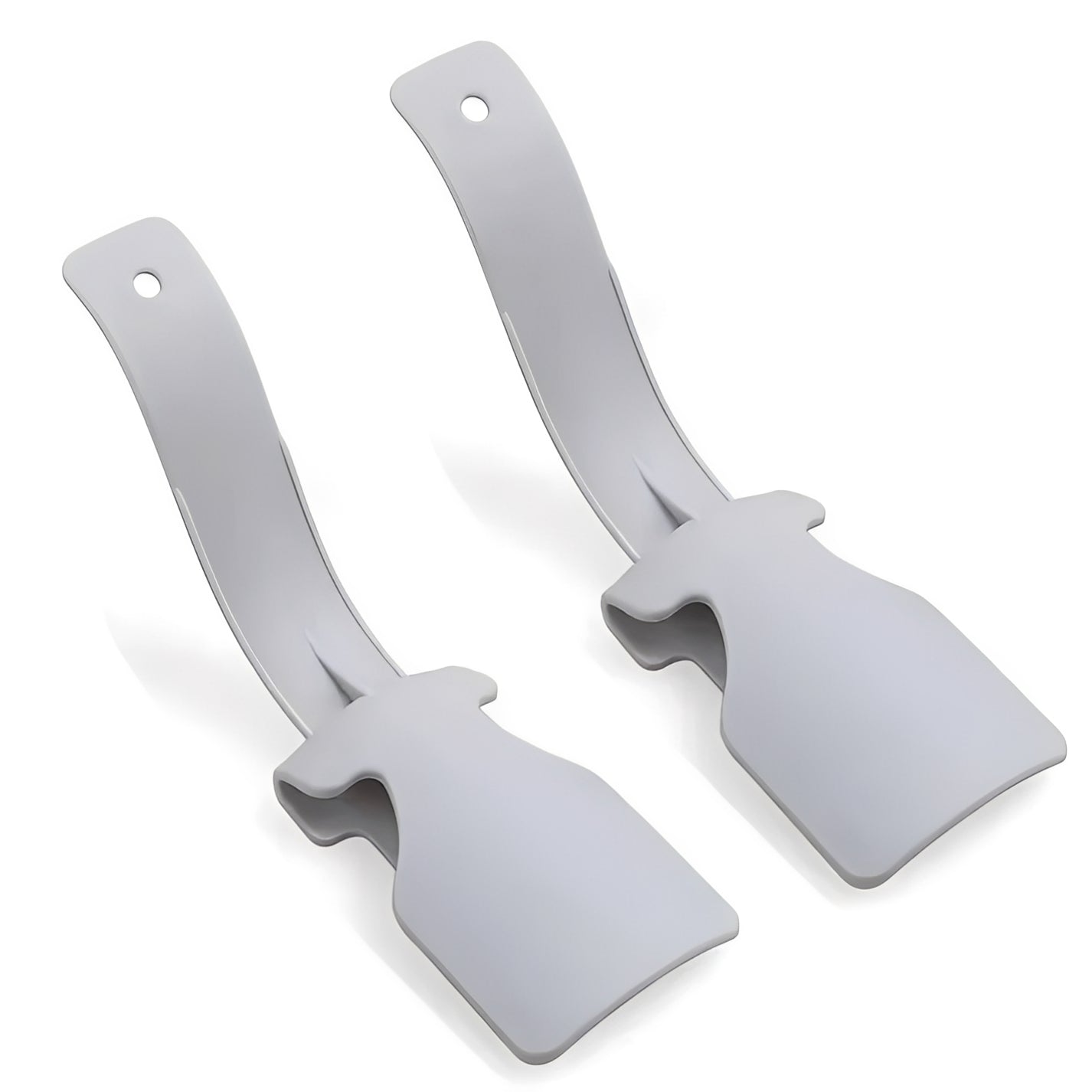 Curved Clip On Shoe Horn for Slip On and Lace Up Shoes
