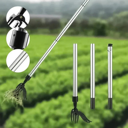Adjustable Handle Stainless Steel with Detachable Weed Puller