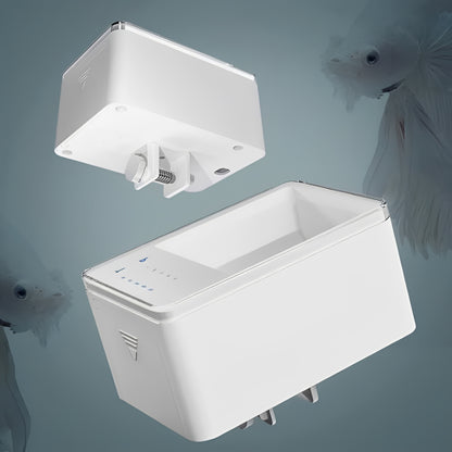 LED Aquarium Fish Tank 17.59 oz Automatic Fish Feeder With Timer