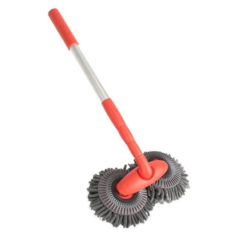 Retractable Car Wash Mop with Long Handle and 360 Degree Rotation