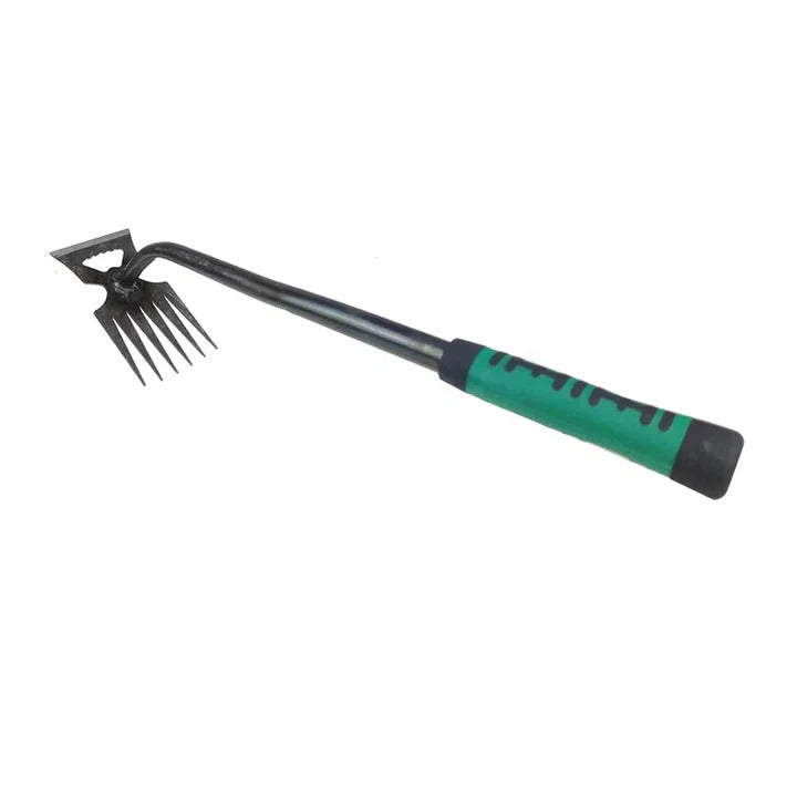 Manual Weed Puller Tool with Upright Handle and Foot Pedal