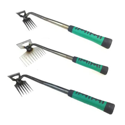 Manual Weed Puller Tool with Upright Handle and Foot Pedal