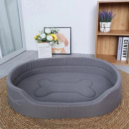 Washable Pet Bed Made with Recycled Cotton and Polyester