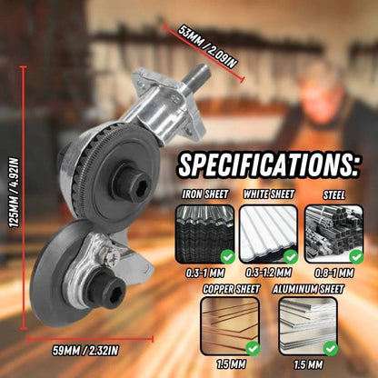 Metal Shear Attachment Compatible with Lithium Electric Drills