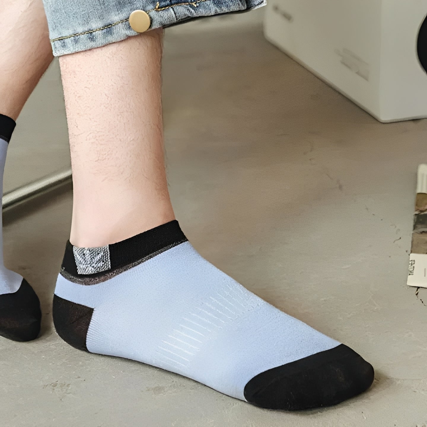 Ankle Socks, Assorted Colors for Men, 20 Pair Set