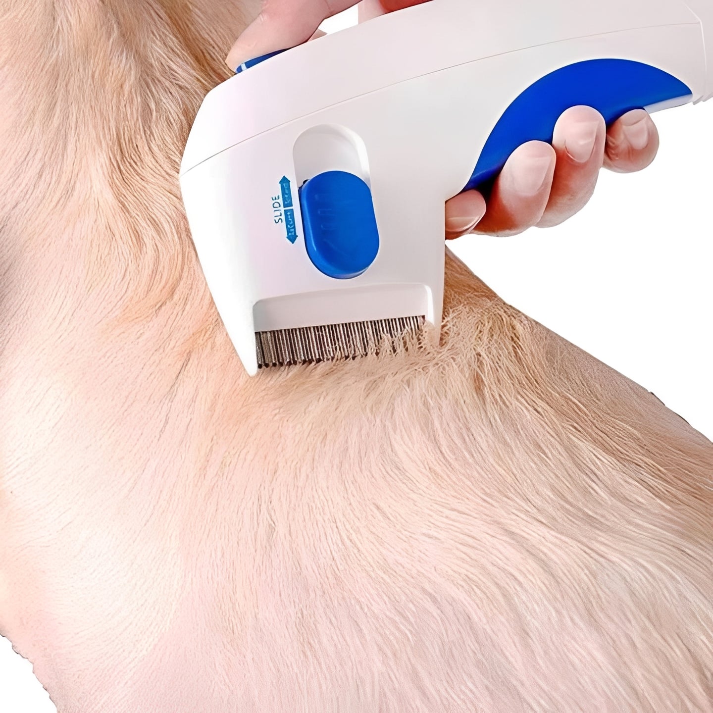 Battery Powered Flea and Tick Removal Comb for Pets