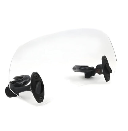 Adjustable Motorcycle Windshield Extension with Clamp Mount