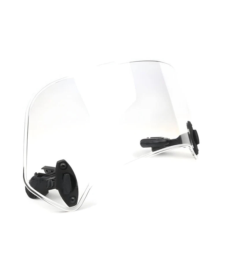 Adjustable Motorcycle Windshield Extension with Clamp Mount