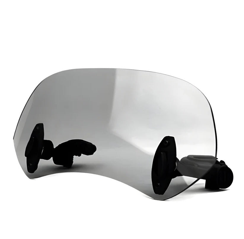 Adjustable Motorcycle Windshield Extension with Clamp Mount