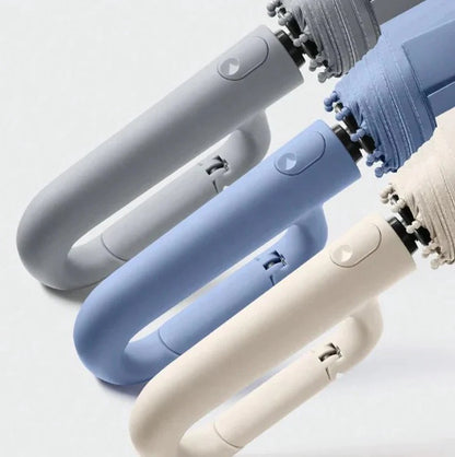 Portable Umbrella with Reflective Border and Ergonomic Handle