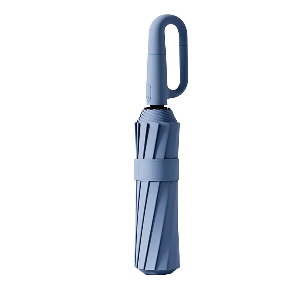 Portable Umbrella with Reflective Border and Ergonomic Handle