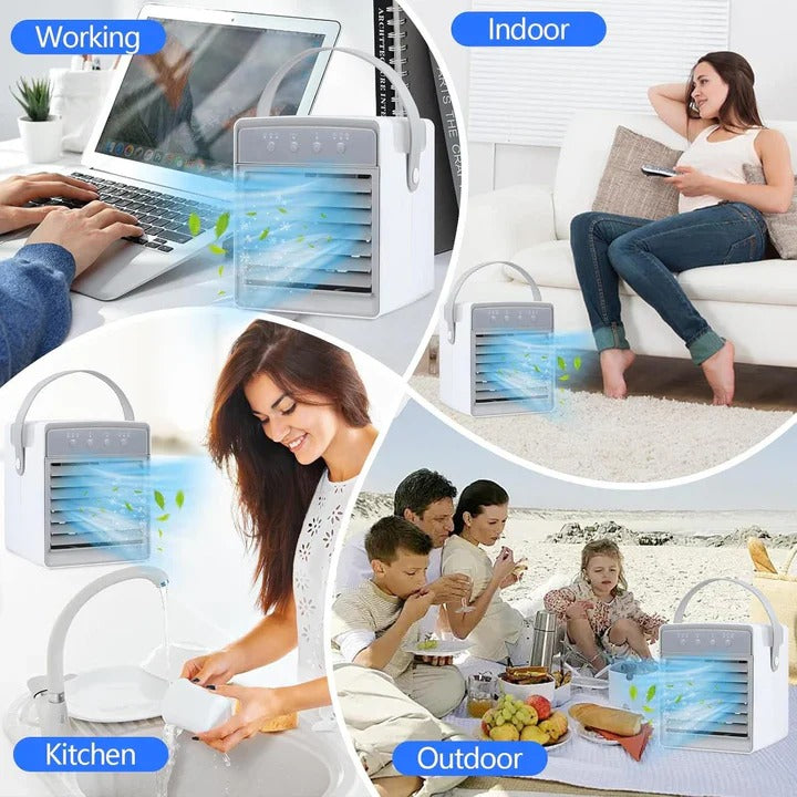 Mini Portable Cooling Unit for Desk and Bedside Use