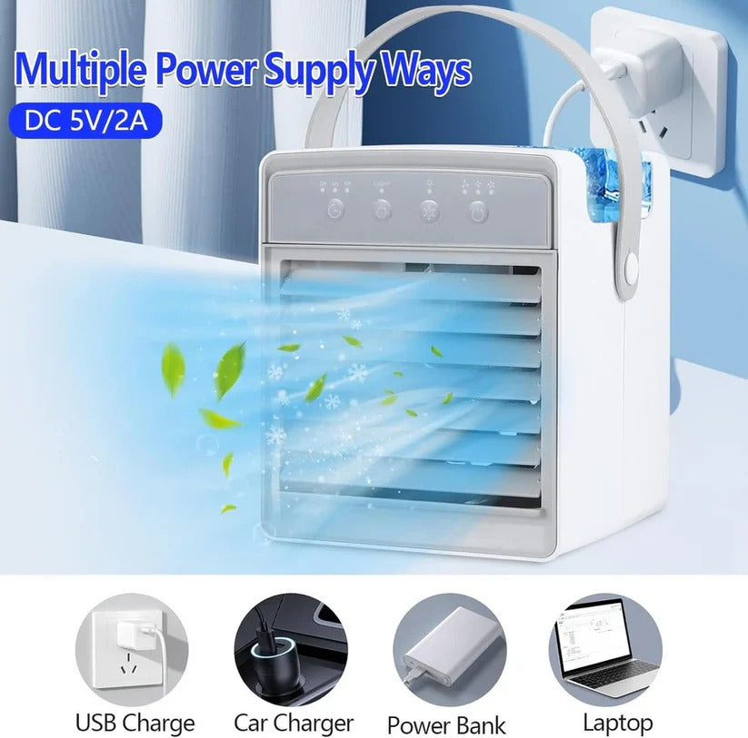 Mini Portable Cooling Unit for Desk and Bedside Use