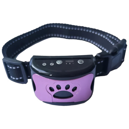 Adjustable Anti Bark Training Collar for Dogs with Gentle Pulse Training Modes