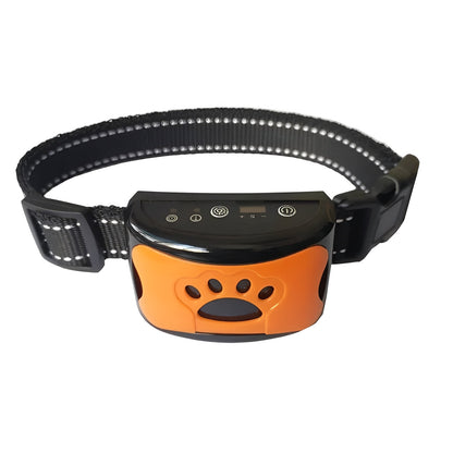 Adjustable Anti Bark Training Collar for Dogs with Gentle Pulse Training Modes