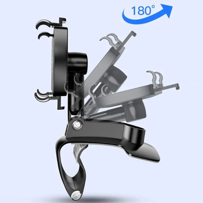 Adjustable Car Phone Holder with Rotating Design