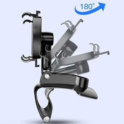 Adjustable Car Phone Holder with Rotating Design
