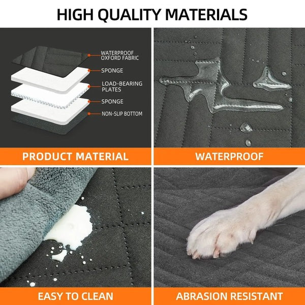 Dog Car Seat Extender with Structured Base