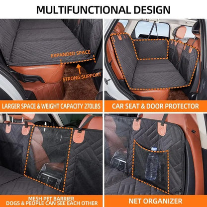 Dog Car Seat Extender with Structured Base