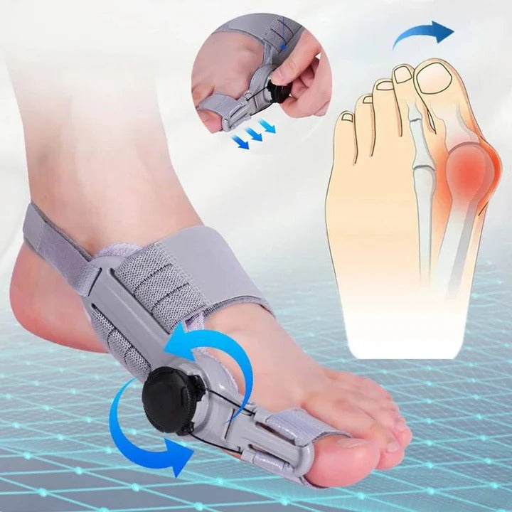 Toe Alignment Support Device with Adjustable Knob Design