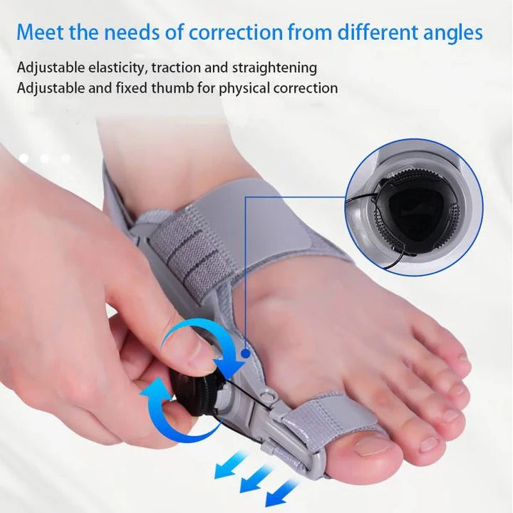Toe Alignment Support Device with Adjustable Knob Design