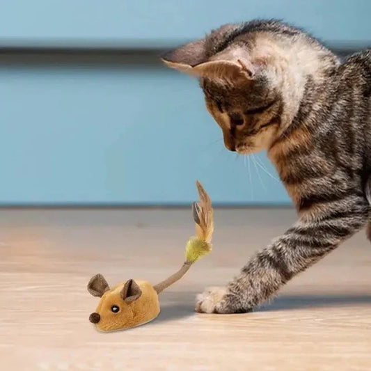 USB Rechargeable Moving Mouse Toy for Indoor Cats