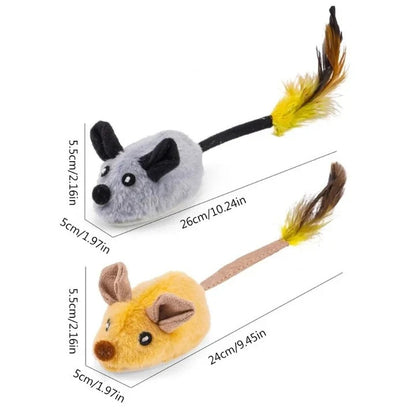 USB Rechargeable Moving Mouse Toy for Indoor Cats