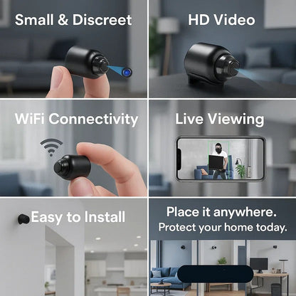 Smart WiFi Surveillance Lens and 5G Mini Camera