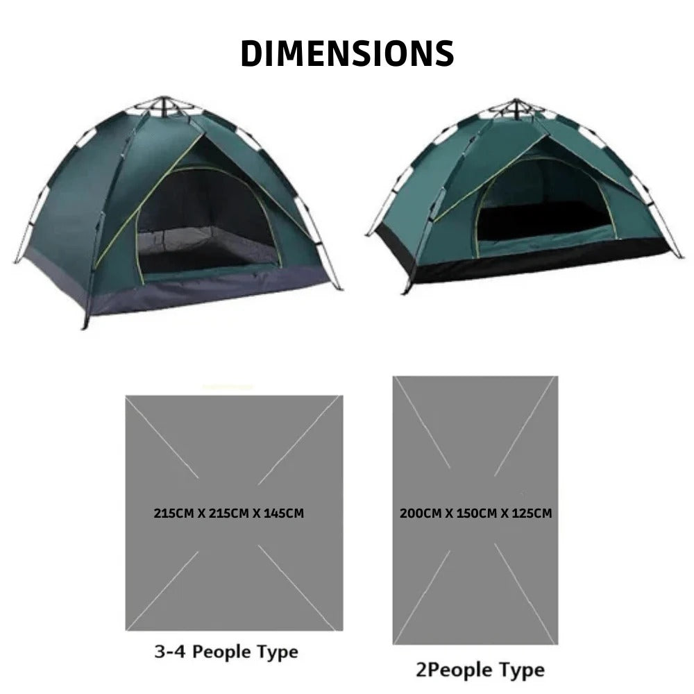 Instant Outdoor Shelter and Camping Pop Up Tent