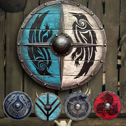 Custom Corvid Armament and Personalized Viking Shield