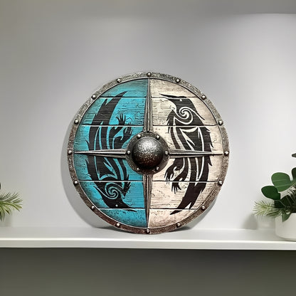 Custom Corvid Armament and Personalized Viking Shield