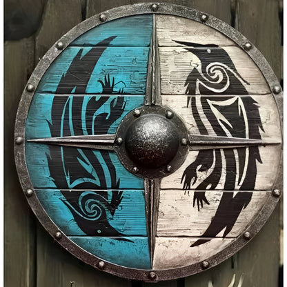 Custom Corvid Armament and Personalized Viking Shield