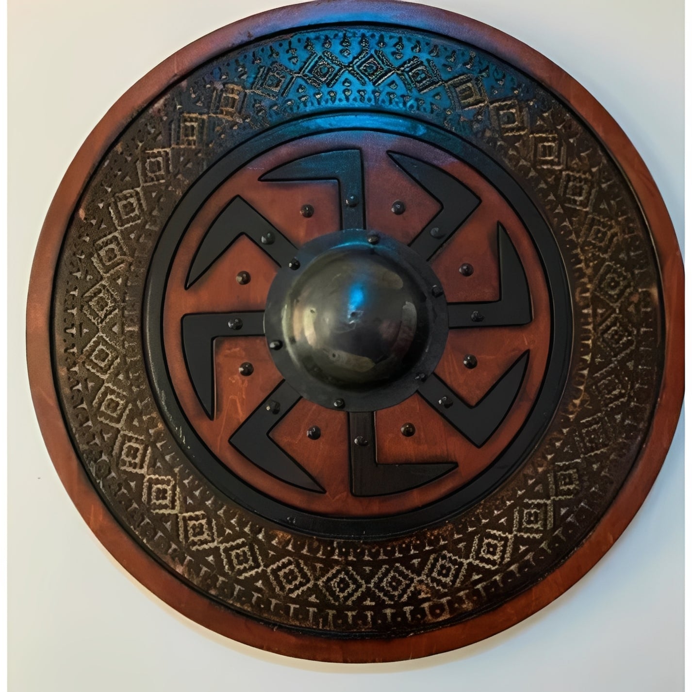 Custom Corvid Armament and Personalized Viking Shield