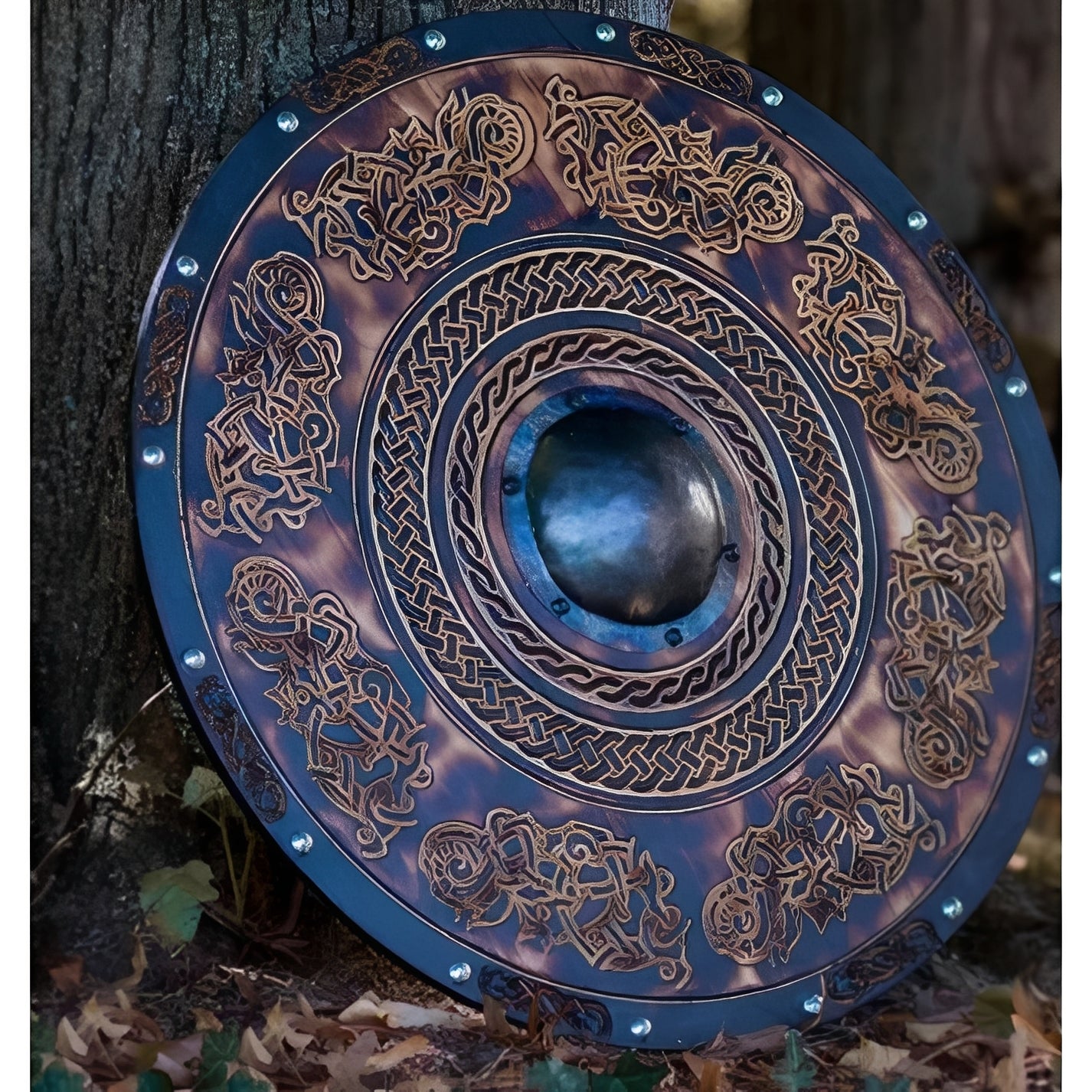 Custom Corvid Armament and Personalized Viking Shield