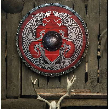 Custom Corvid Armament and Personalized Viking Shield