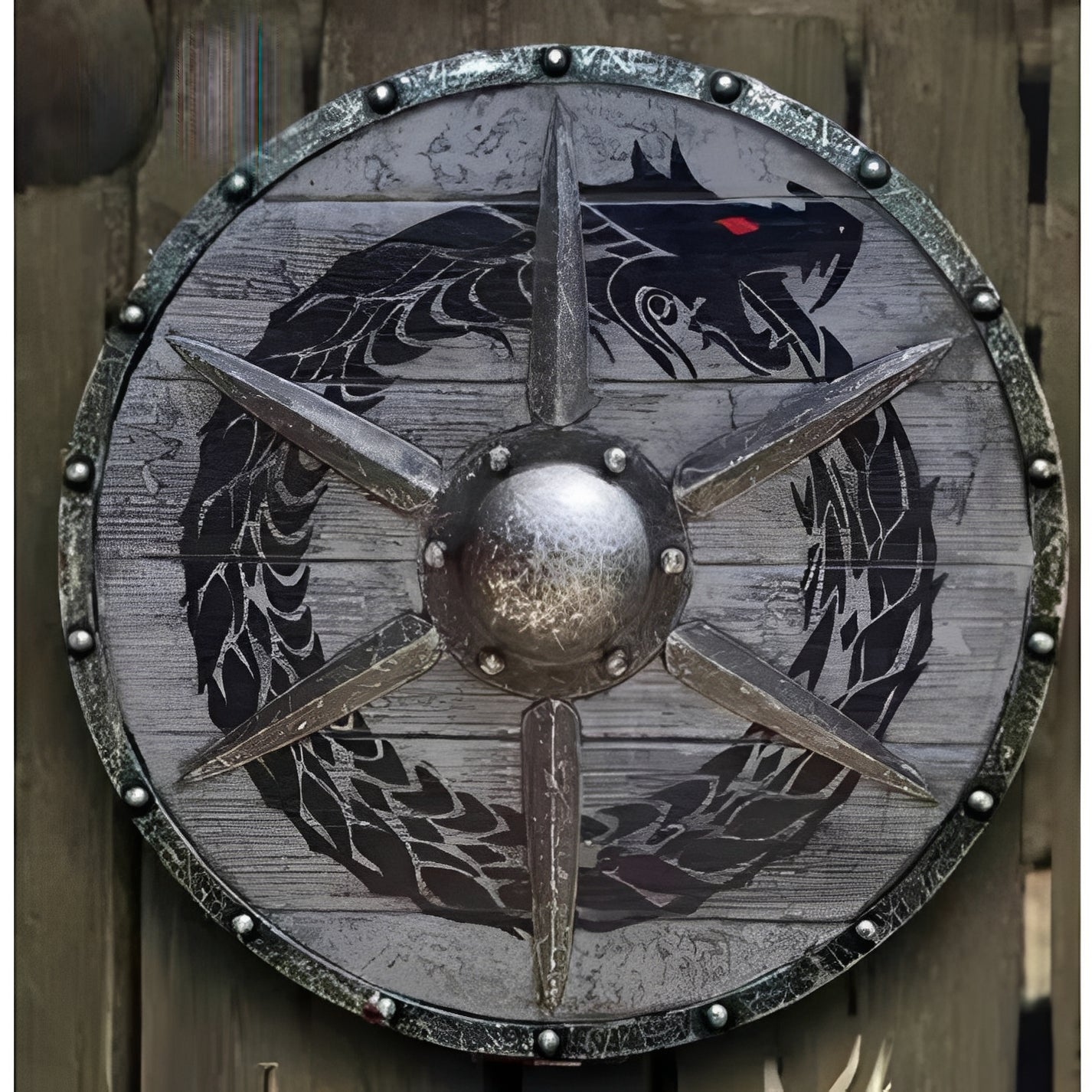 Custom Corvid Armament and Personalized Viking Shield