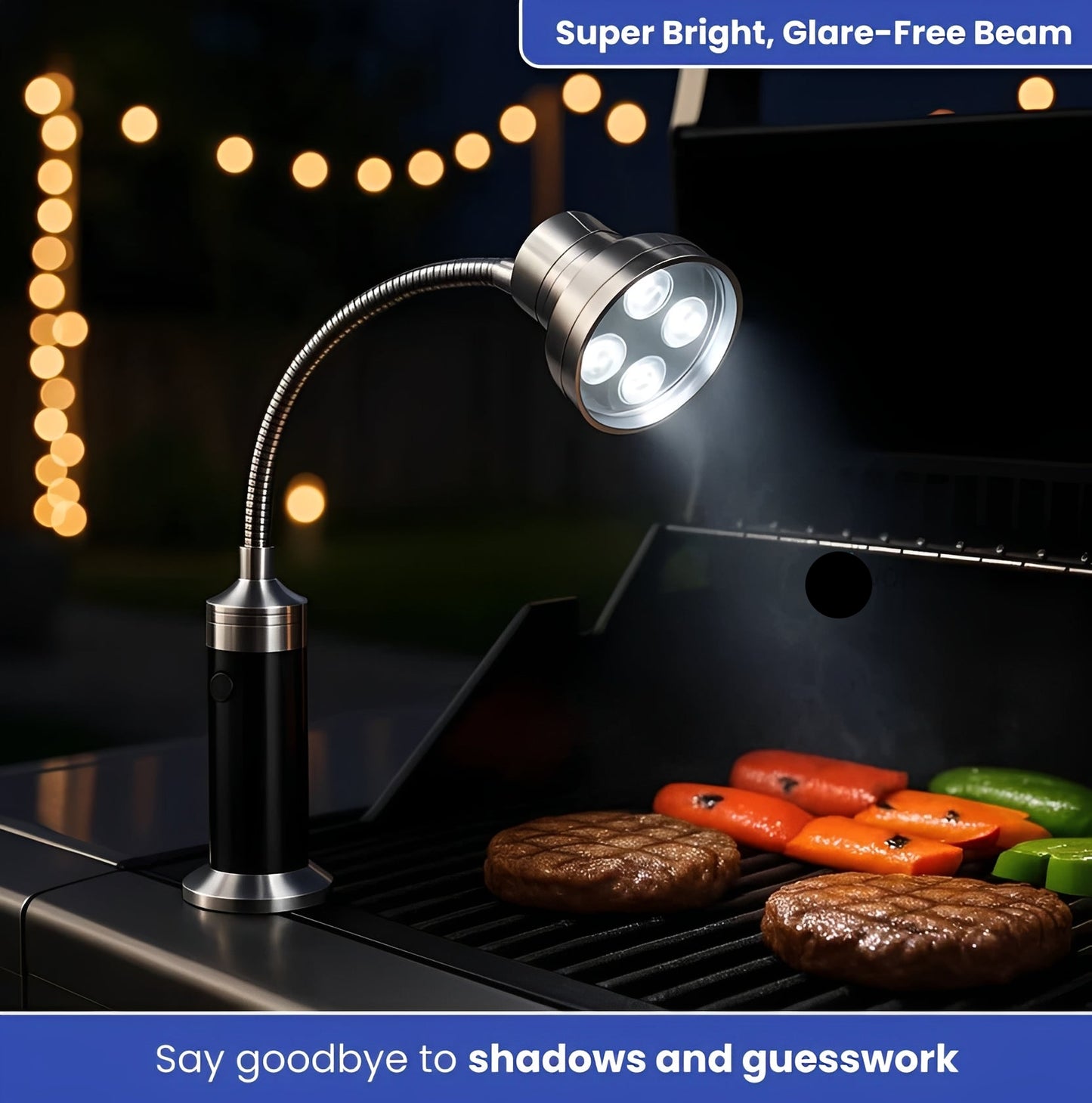 Dusk Grill Spotlight and Magnetic BBQ Light