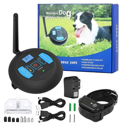Double Zone Barrier and External Coaching for Pets