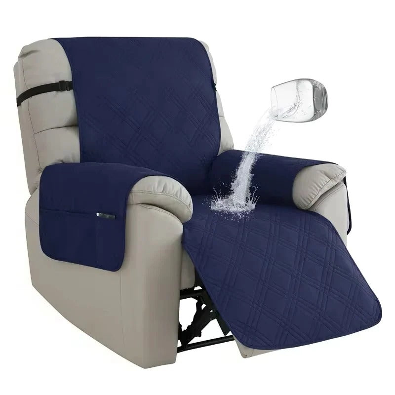 Water-Resistant Recliner Slipcover with Anti Slip Backing