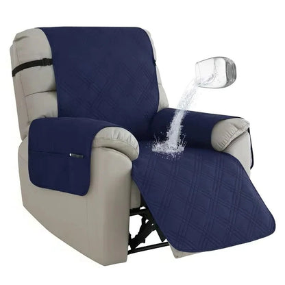 Water-Resistant Recliner Slipcover with Anti Slip Backing